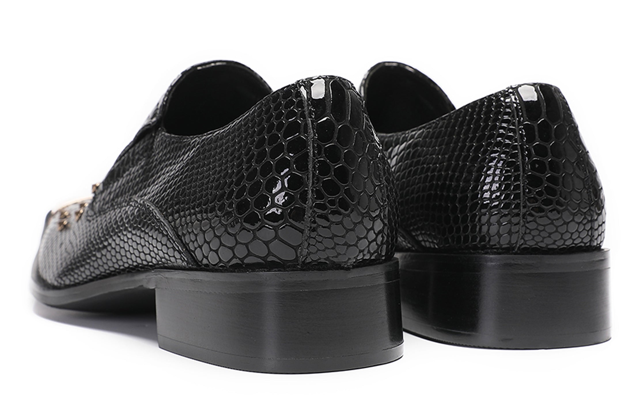 Mens Casual Party Loafers Sequin Western Shoes