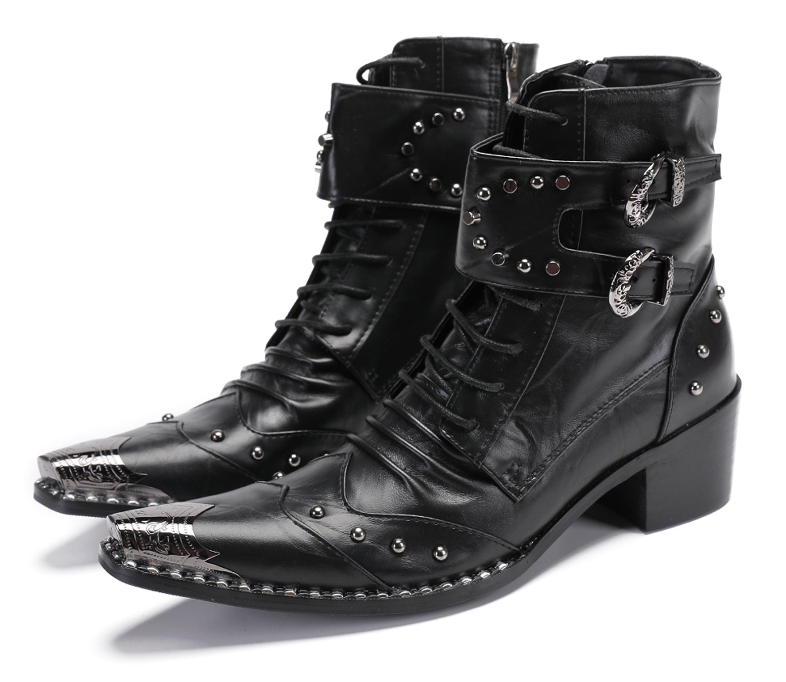 Mens  Cowboy Boots Casual Party Rock Disco