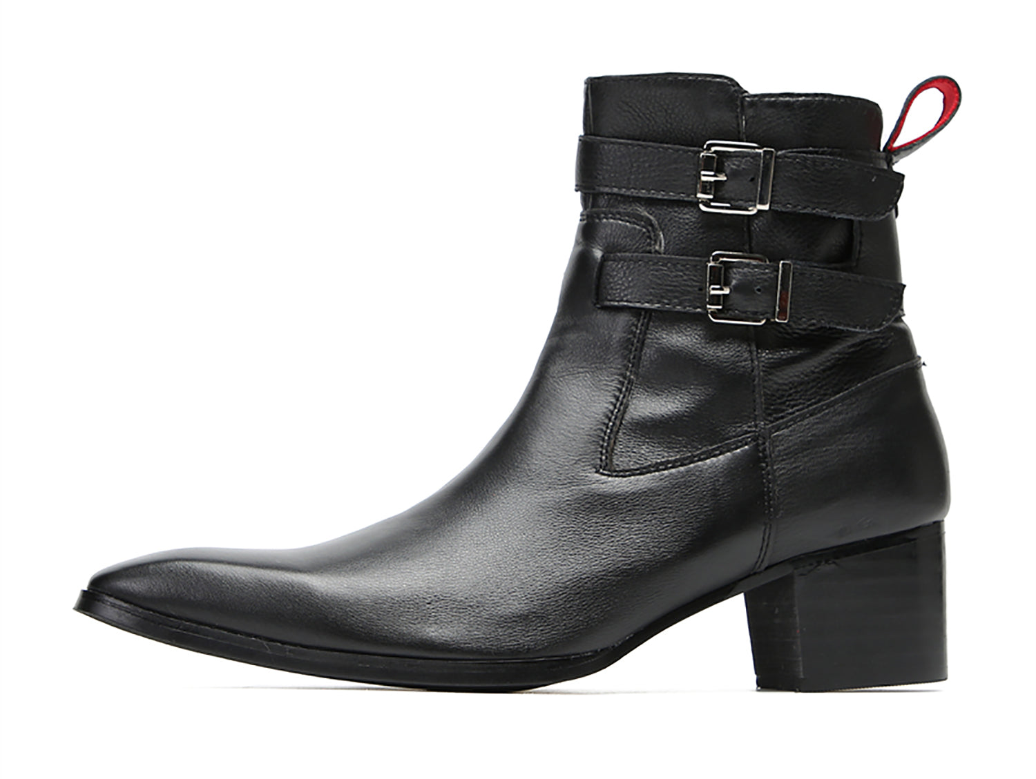Botas vaqueras con botones dobles y caña alta para hombre