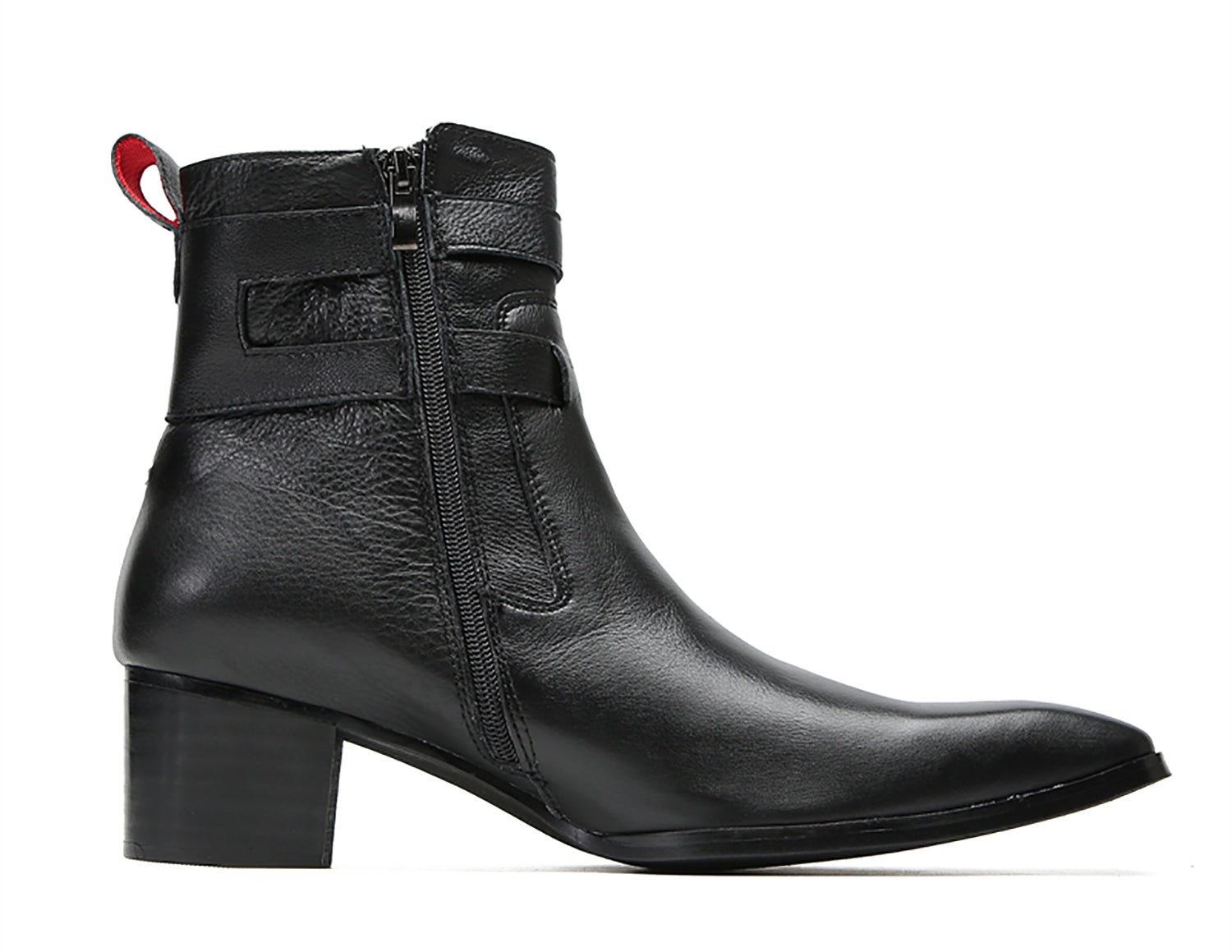 Botas vaqueras con botones dobles y caña alta para hombre