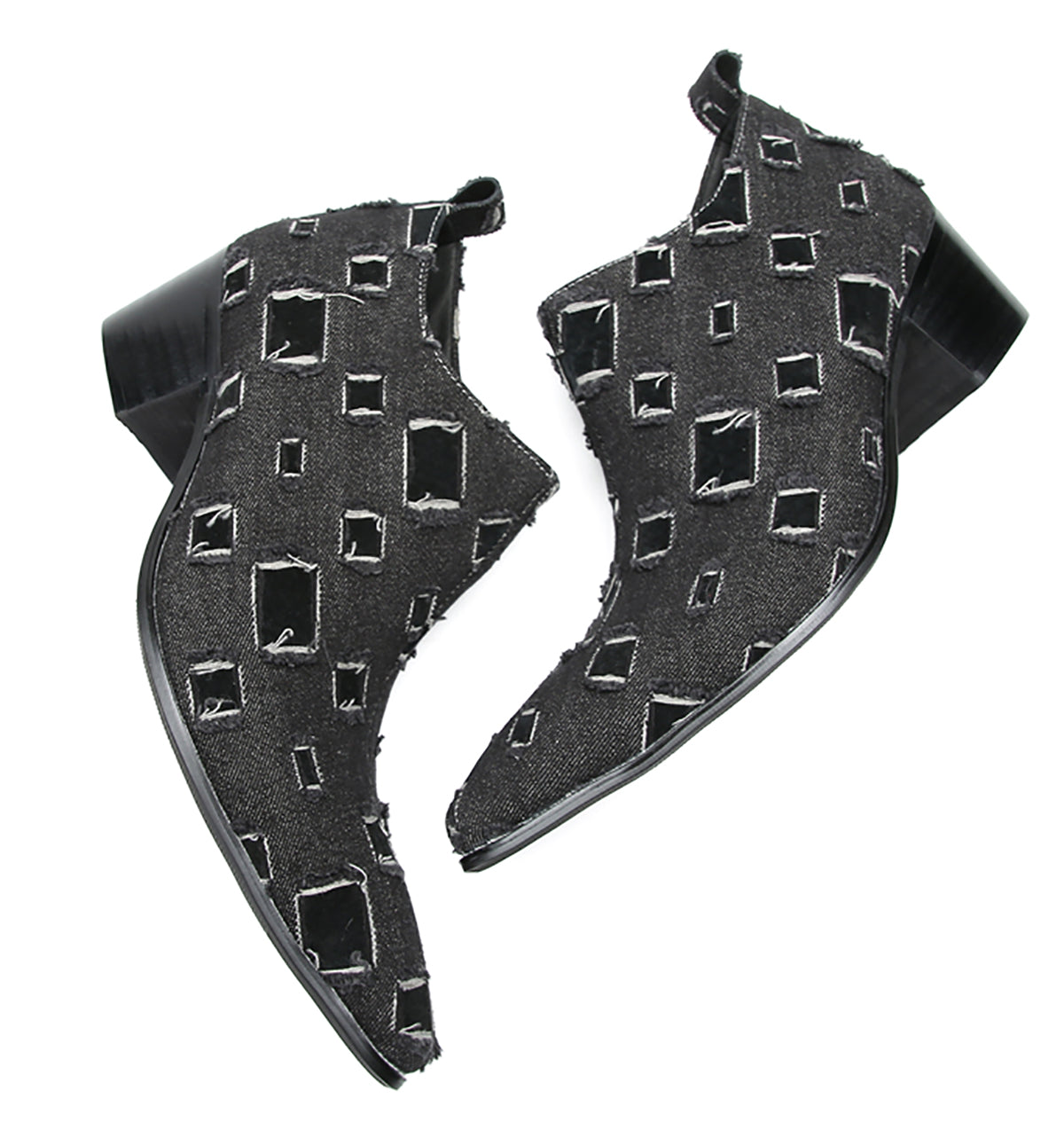 Men's Novelty Suede Western Boots
