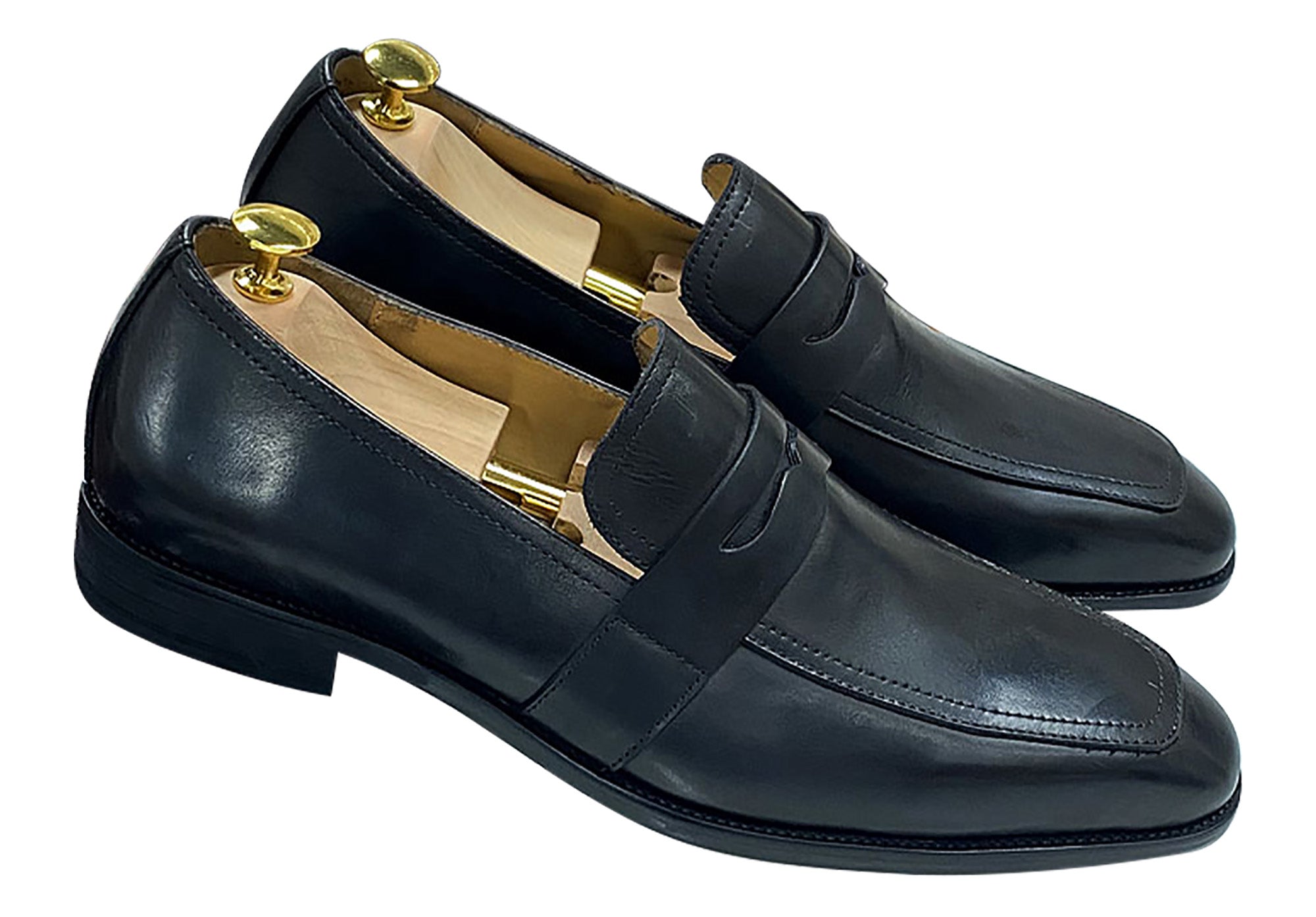 Men's Handmade Dress Formal Silp On Penny Loafers