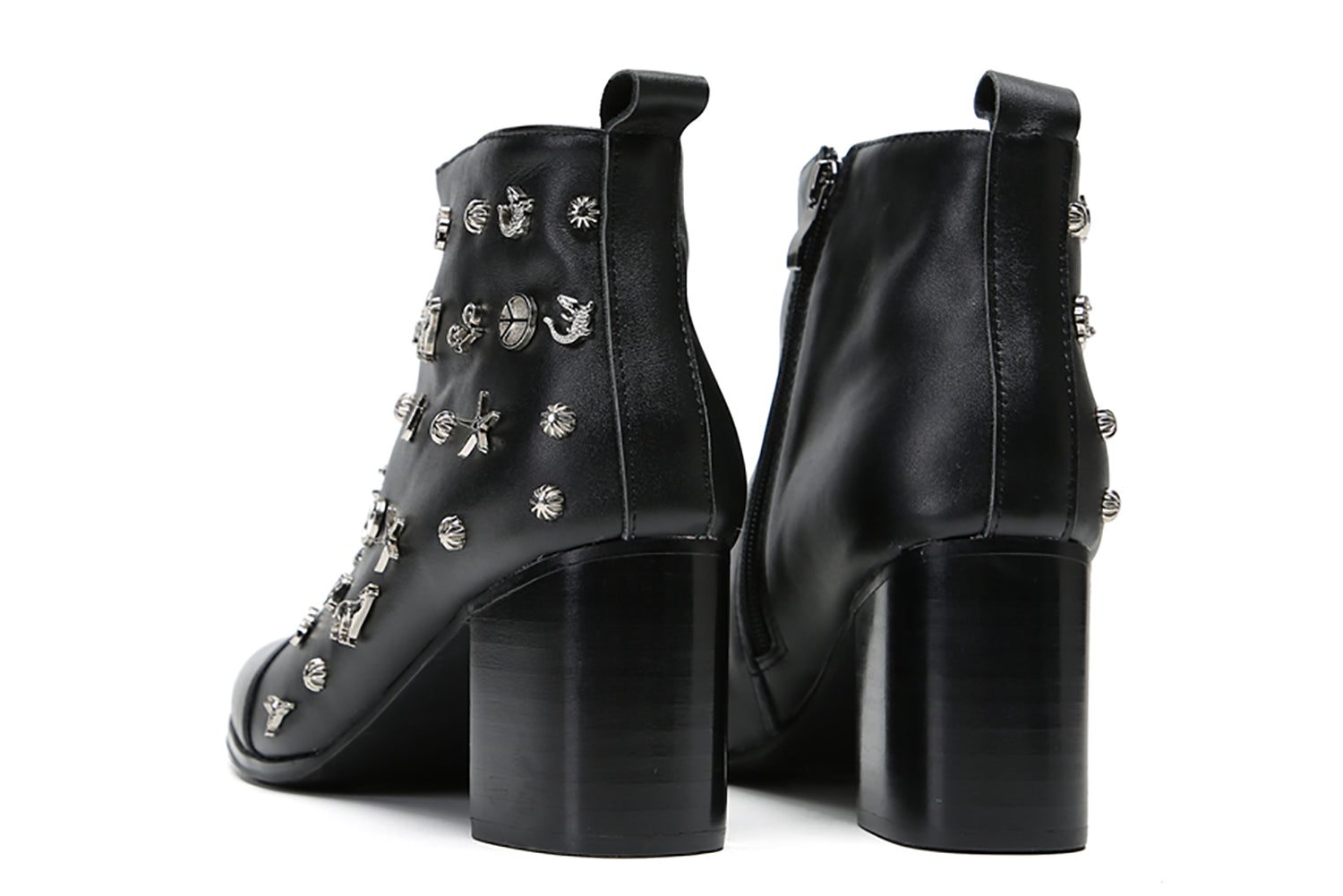 Botas informales duras con decoración completa Samll novedosas para hombre