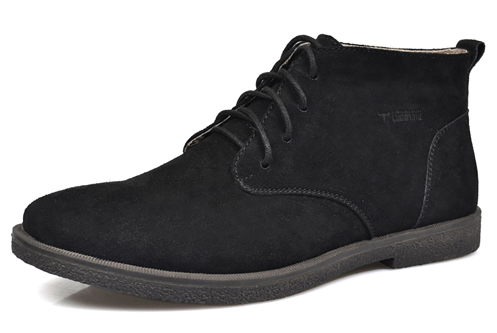 Men's Tuxedo Genuine Suede Derby Boots