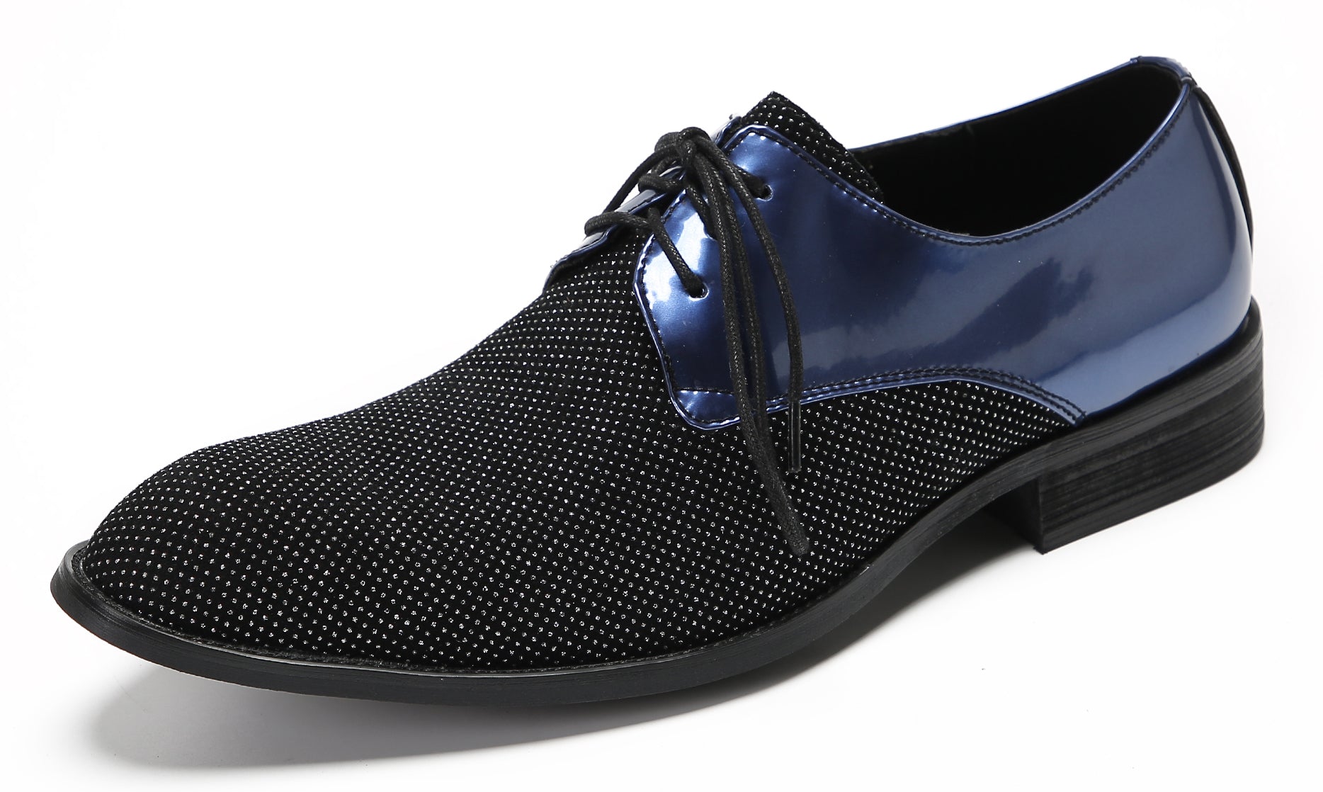 Mens Two Tone Derby Prom Casual Shoes