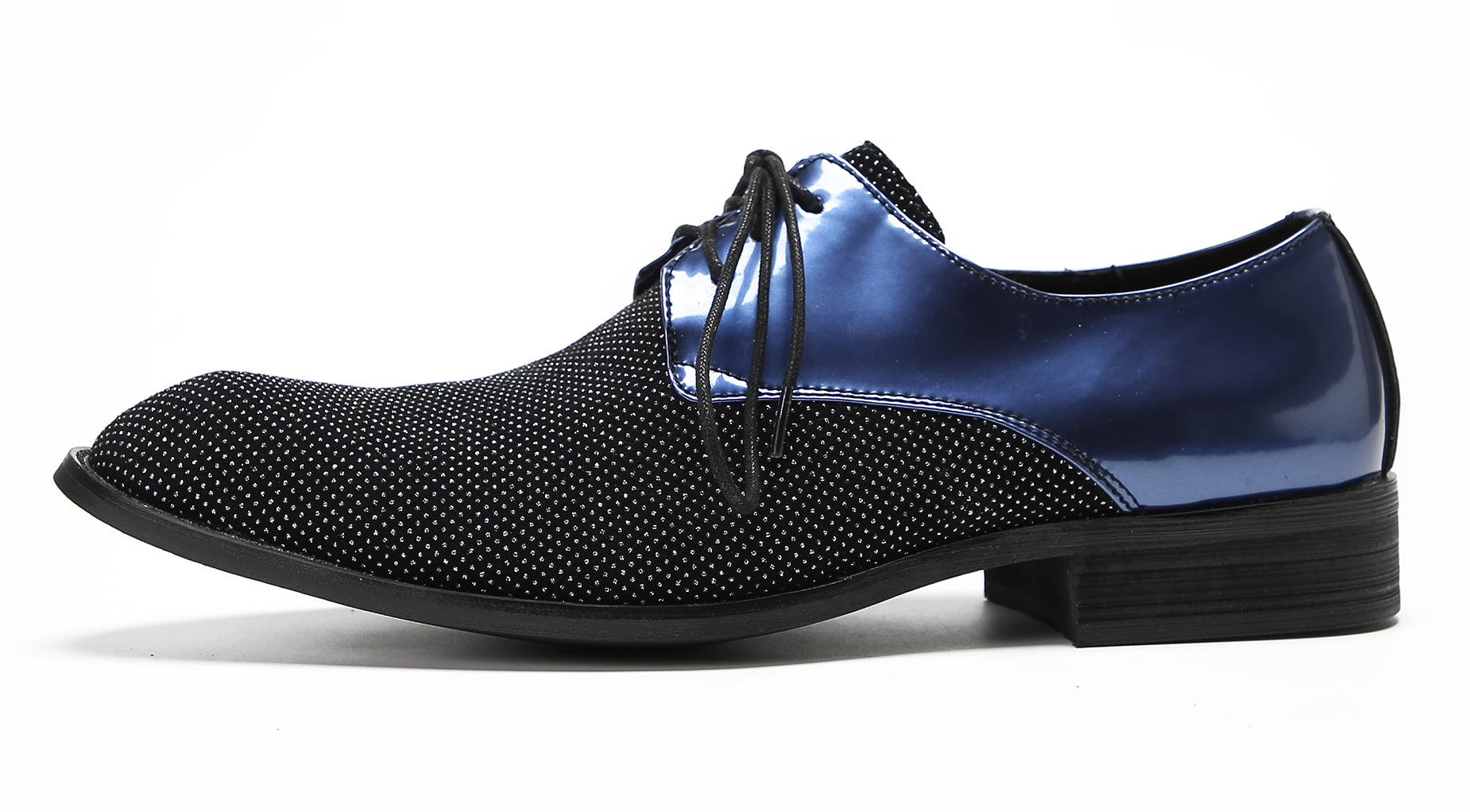 Mens Two Tone Derby Prom Casual Shoes