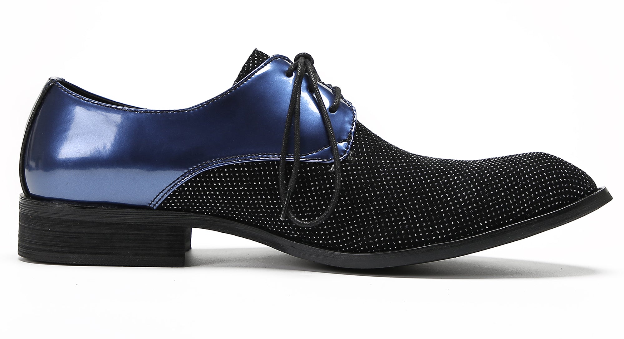 Mens Two Tone Derby Prom Casual Shoes