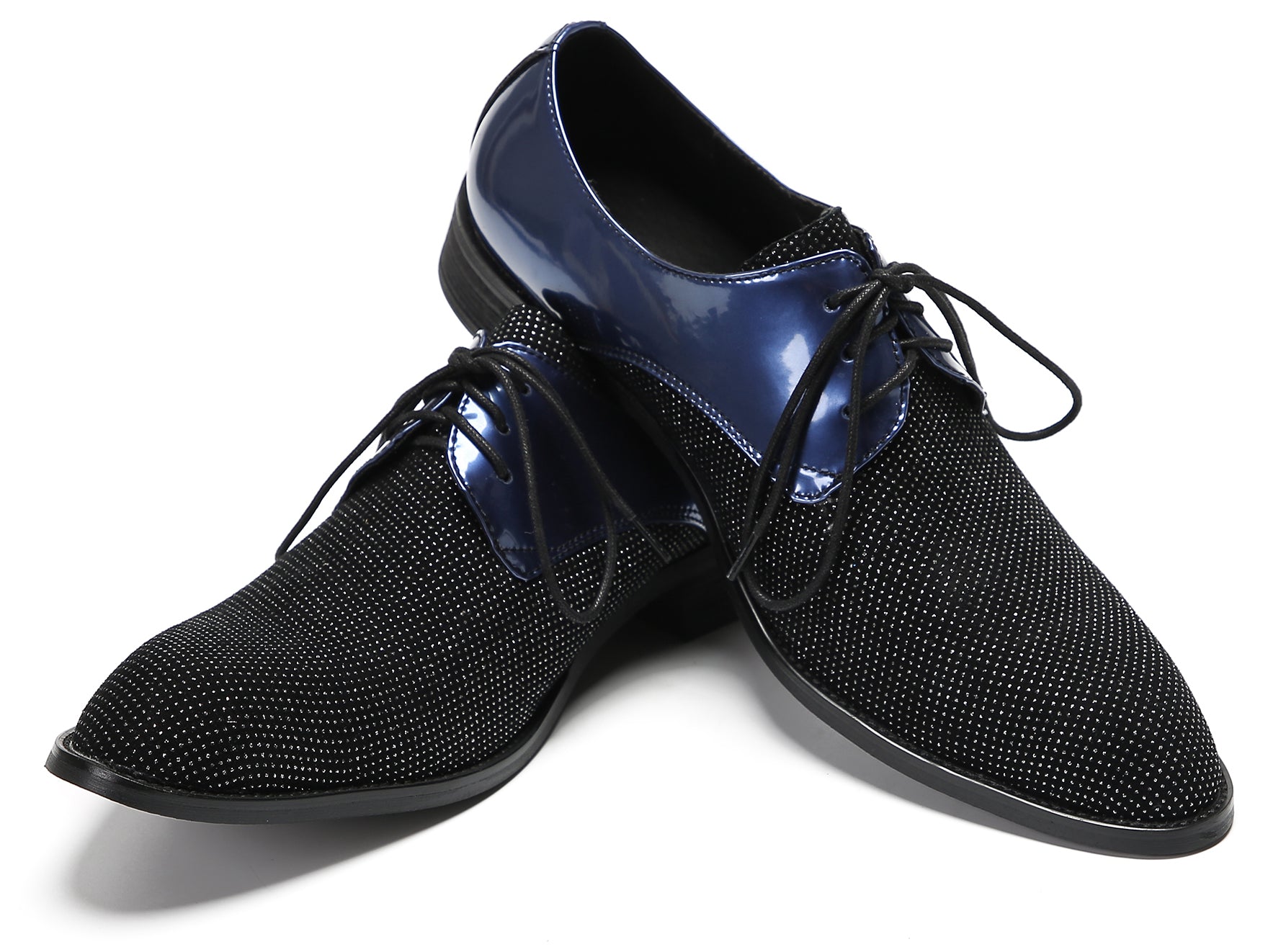 Mens Two Tone Derby Prom Casual Shoes
