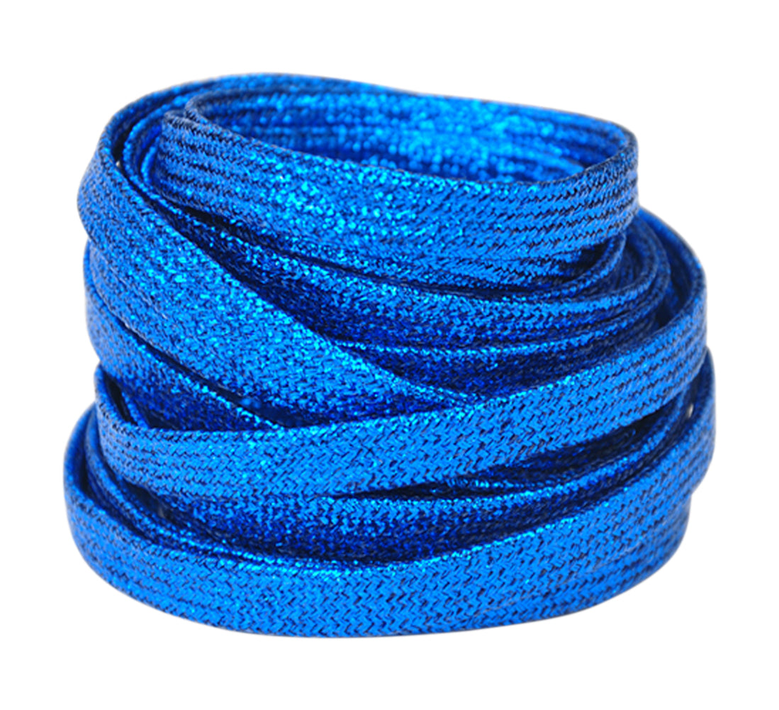 Glitter Flat Shoelaces - 1 Pair Pack BLX-01