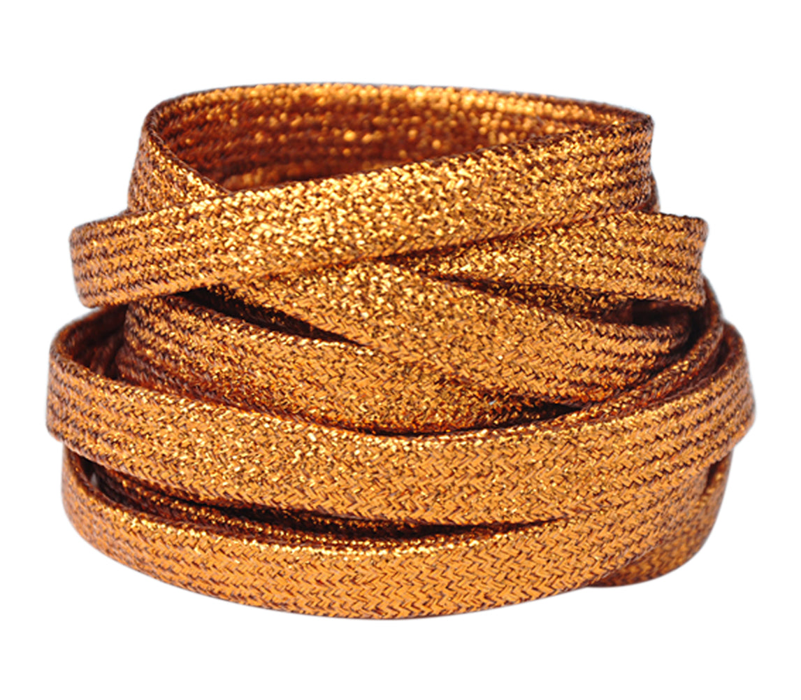 Glitter Flat Shoelaces - 1 Pair Pack BLX-01