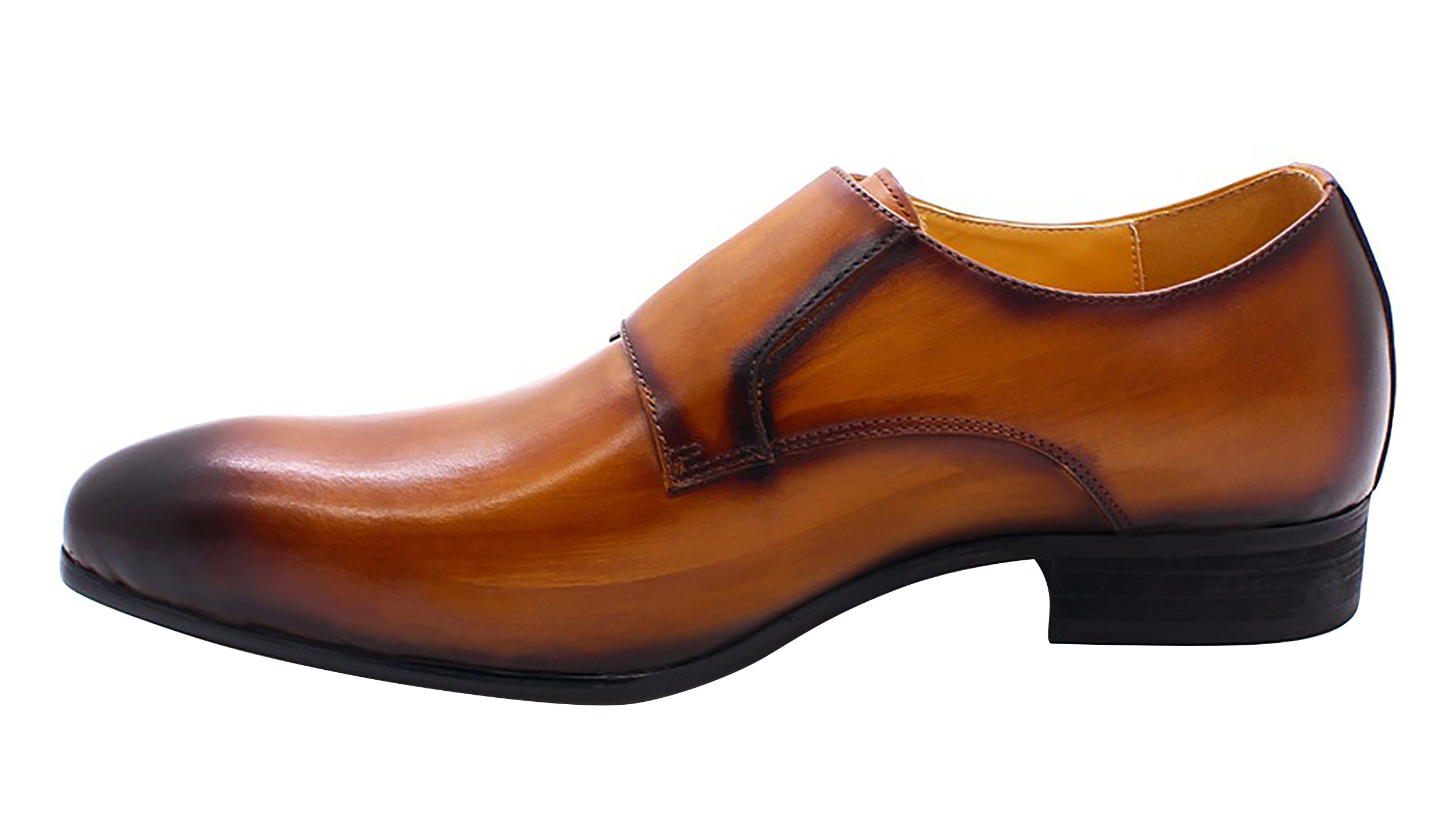 Men's Dress Formal Double Buckle Monk Strap Loafers
