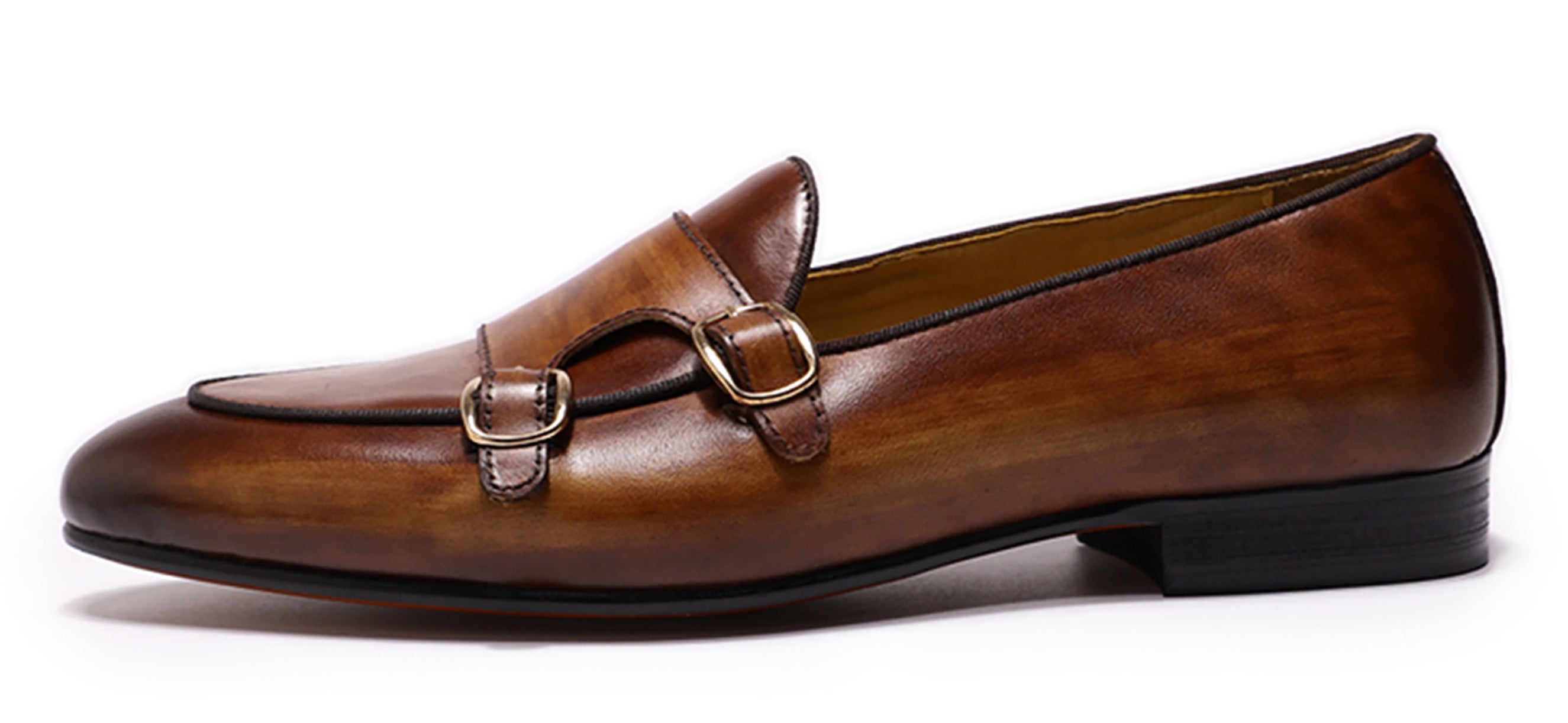 Men's Dress Formal Monk Strap Penny Loafers