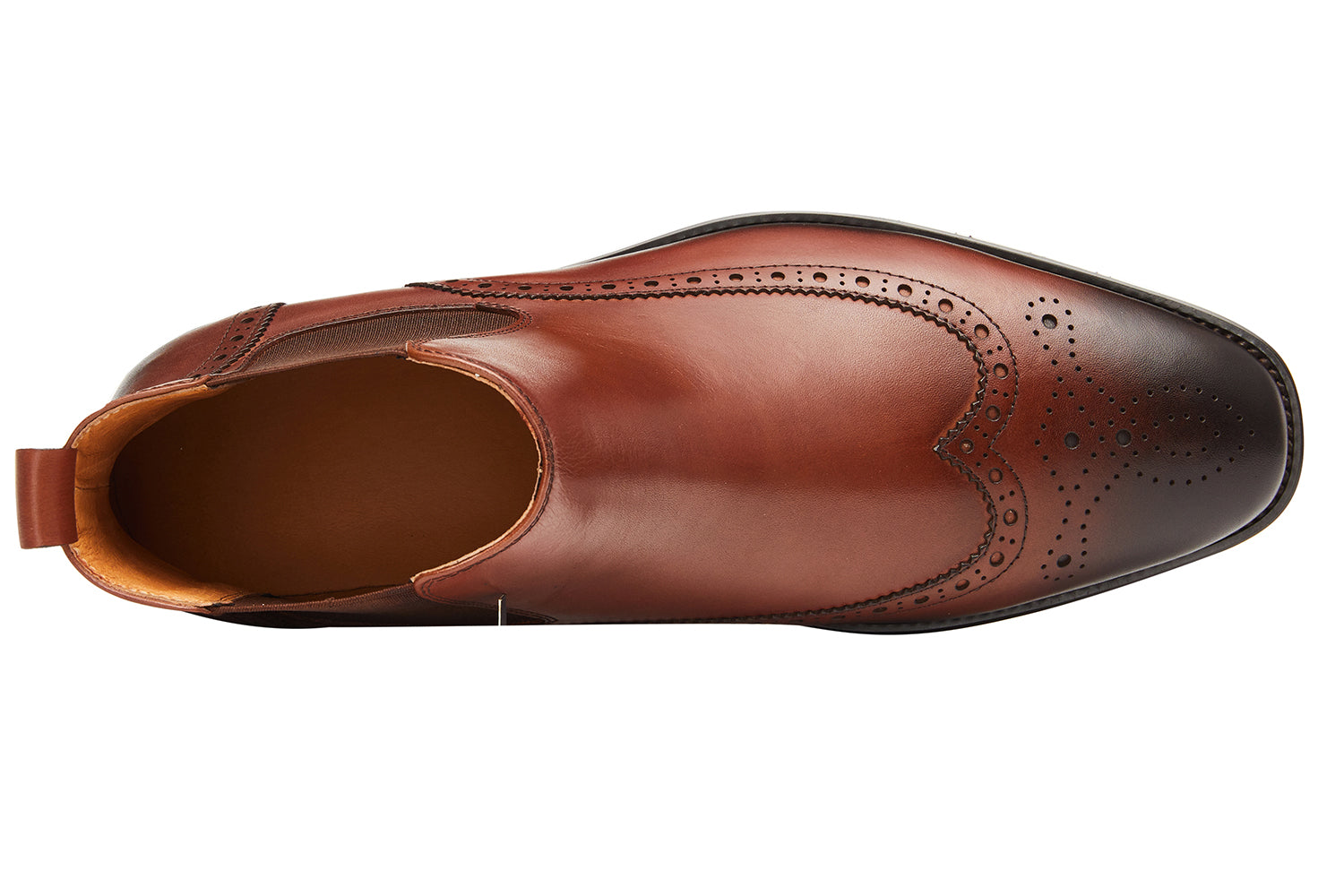 Botas Chelsea clásicas de cuero para hombre
