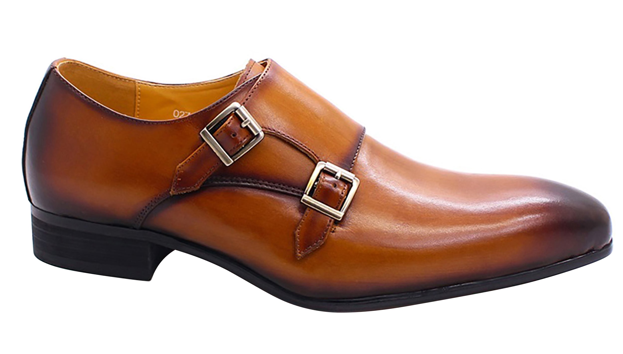 Men's Dress Formal Double Buckle Monk Strap Loafers