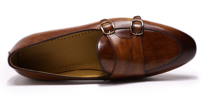 Men's Dress Formal Monk Strap Penny Loafers