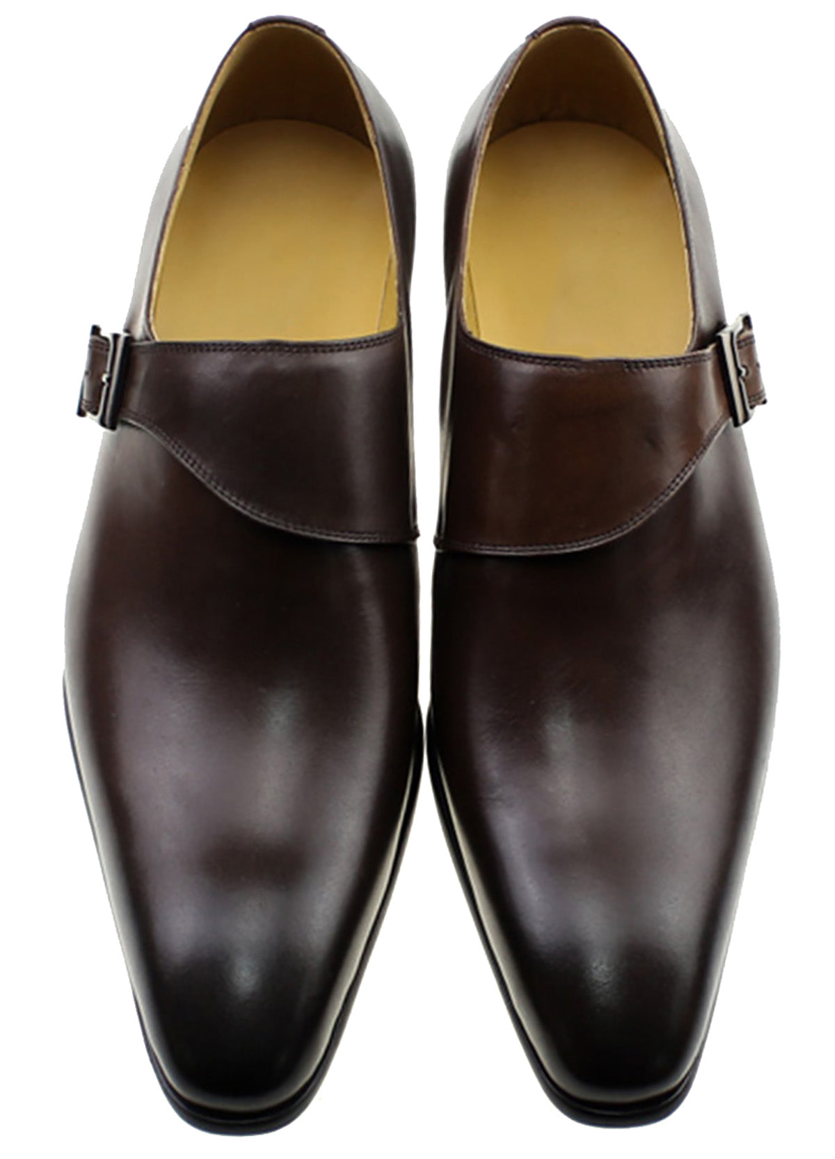 Men's Dress Formal Single Buckle Monk Strap Loafers