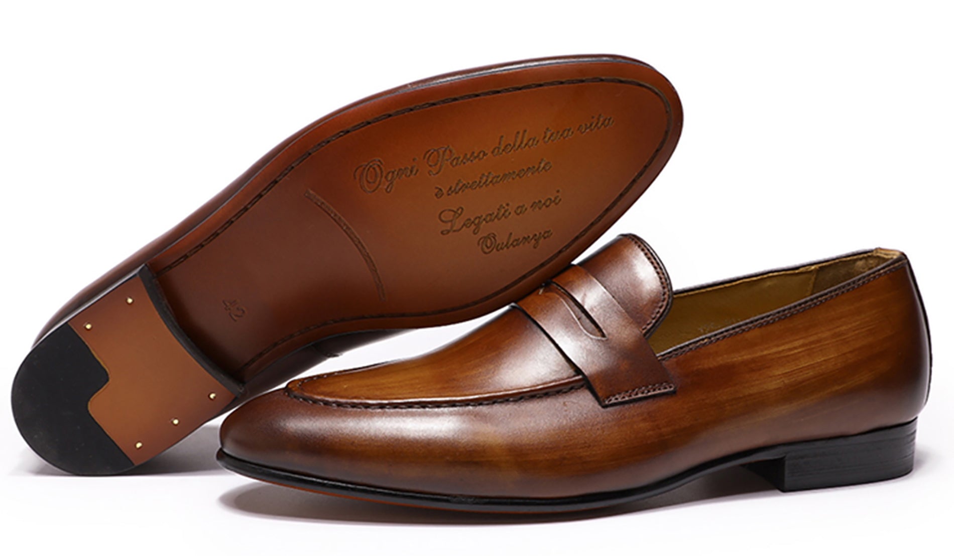 Men's Dress Handmade Classic Monk Strap Loafers
