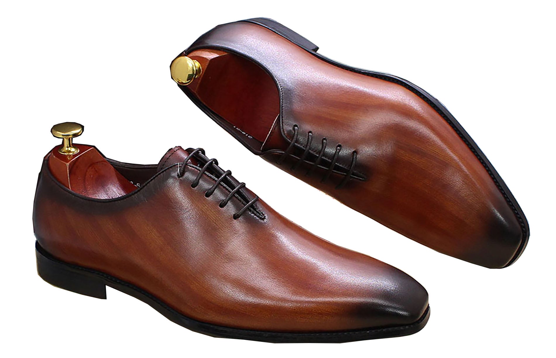 Zapatos Oxford formales de vestir para hombre