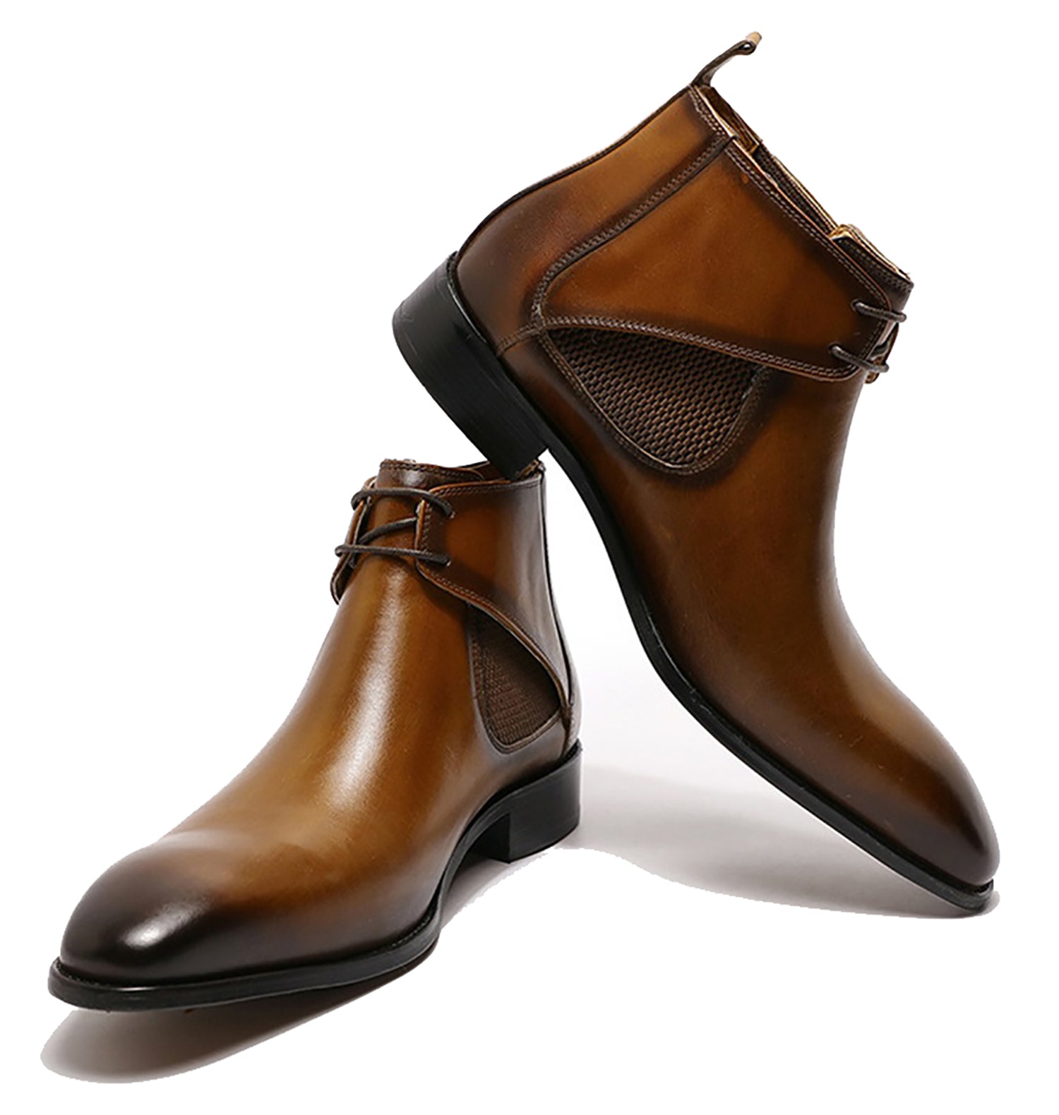 Botas Chukka de vestir Chelsea Foaml hechas a mano para hombre