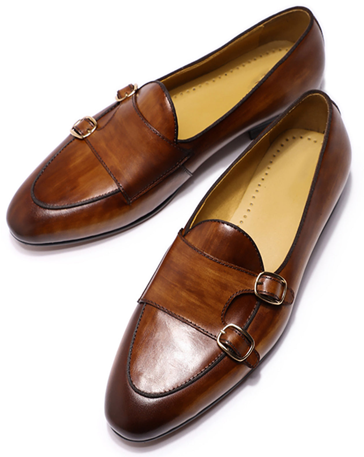 Men's Dress Formal Monk Strap Penny Loafers
