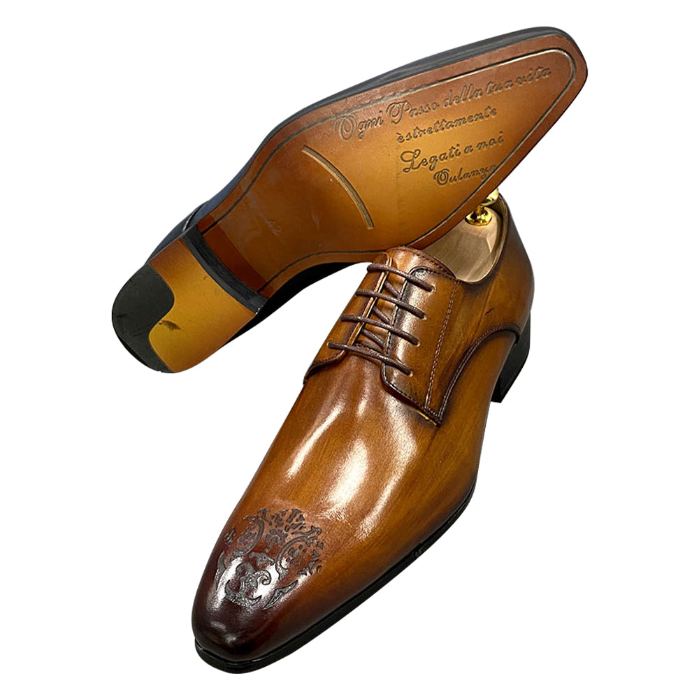 Men's Handmade Dress Brogues Derby