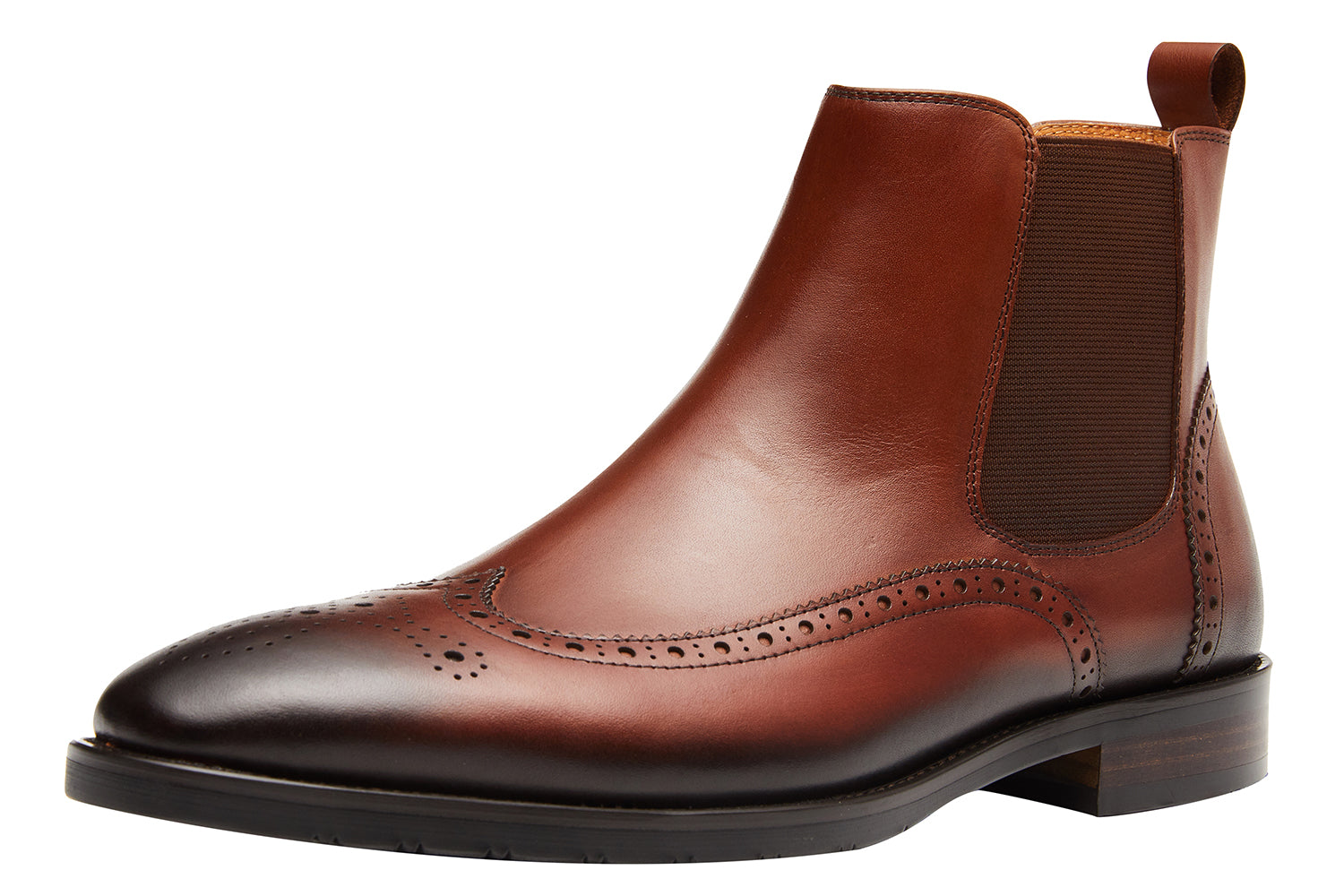 Botas Chelsea clásicas de cuero para hombre