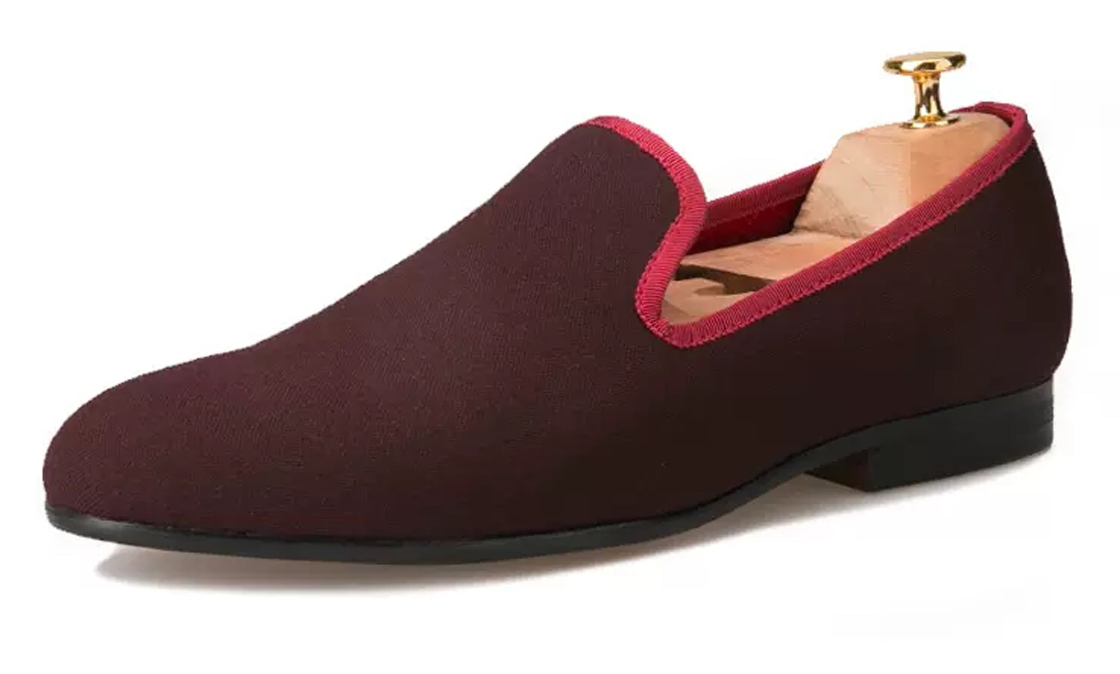 Mens Suede Loafers Formal Slip On Shoes