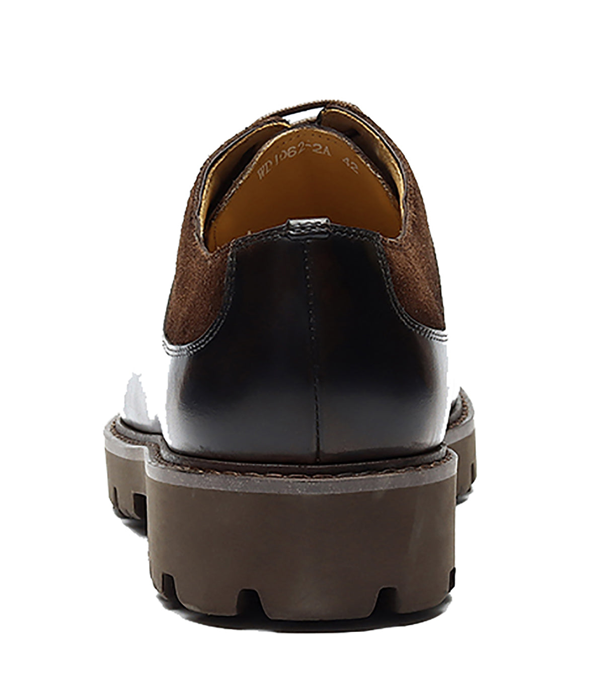 Men's  Genuine Leather Tuxedo Derby Thick Sole Shoes