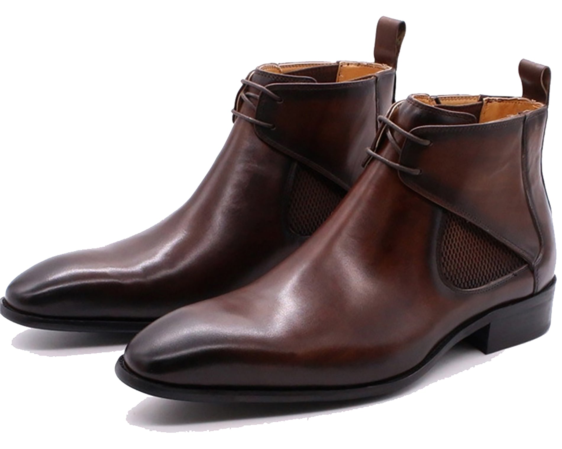 Botas Chukka de vestir Chelsea Foaml hechas a mano para hombre