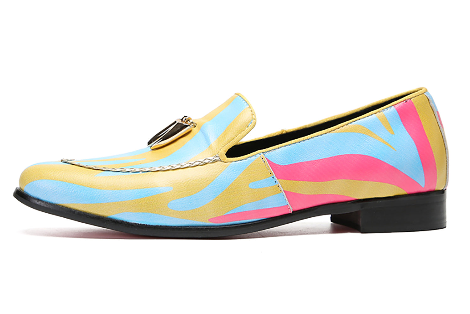 Mocasines con borlas Kiltie novedosos para hombre