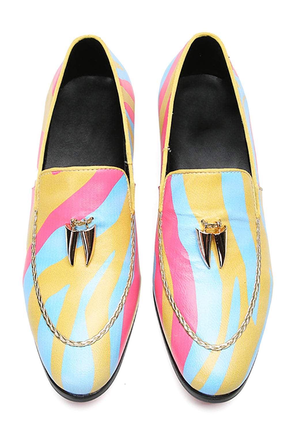 Mocasines con borlas Kiltie novedosos para hombre