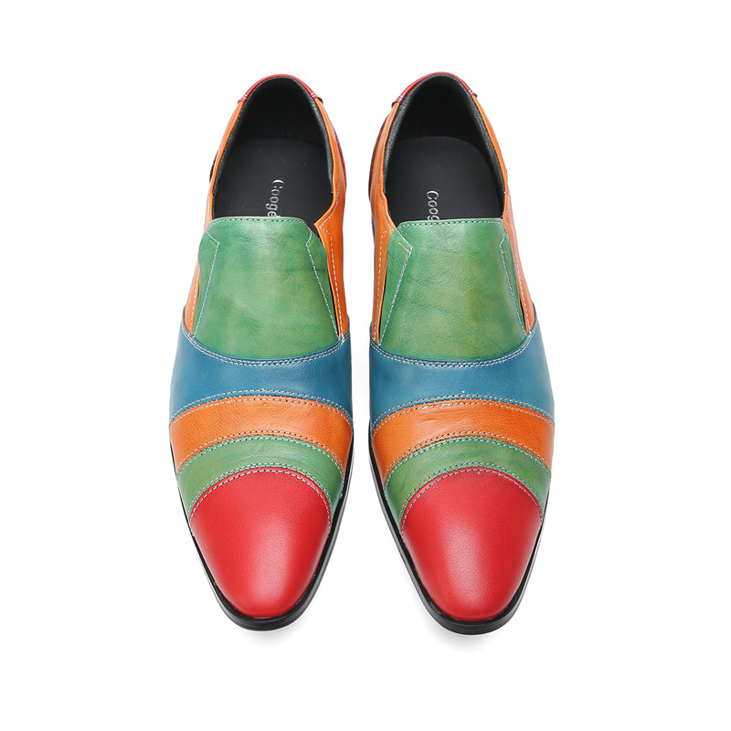 Men's Fashion Color Western Loafers