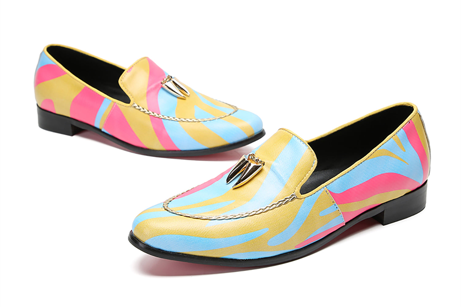 Mocasines con borlas Kiltie novedosos para hombre