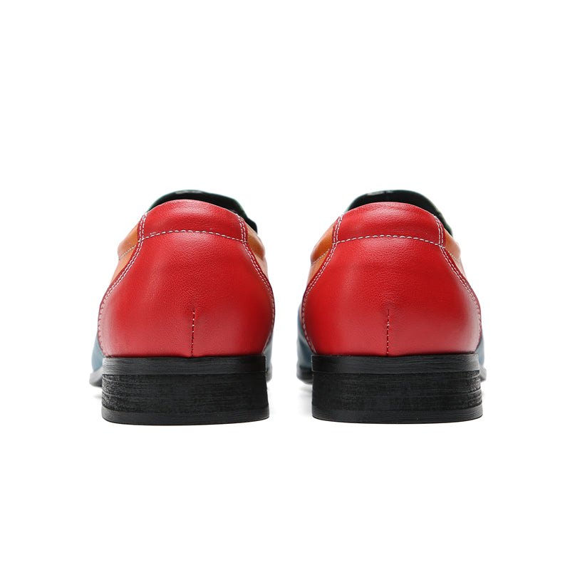 Men's Fashion Color Western Loafers