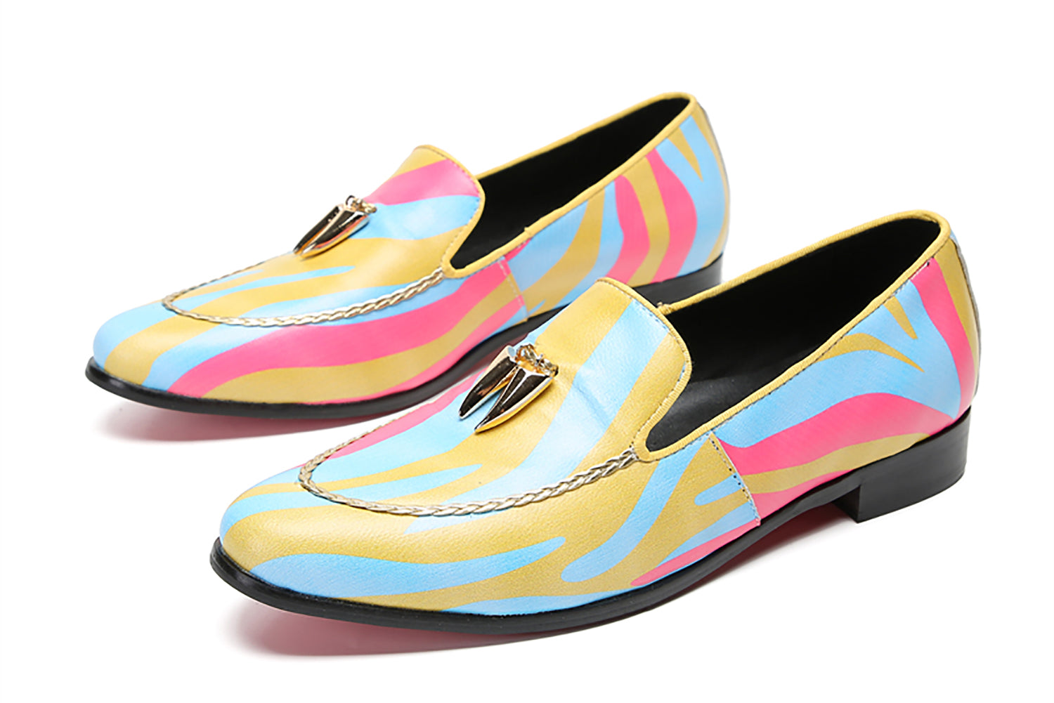 Mocasines con borlas Kiltie novedosos para hombre