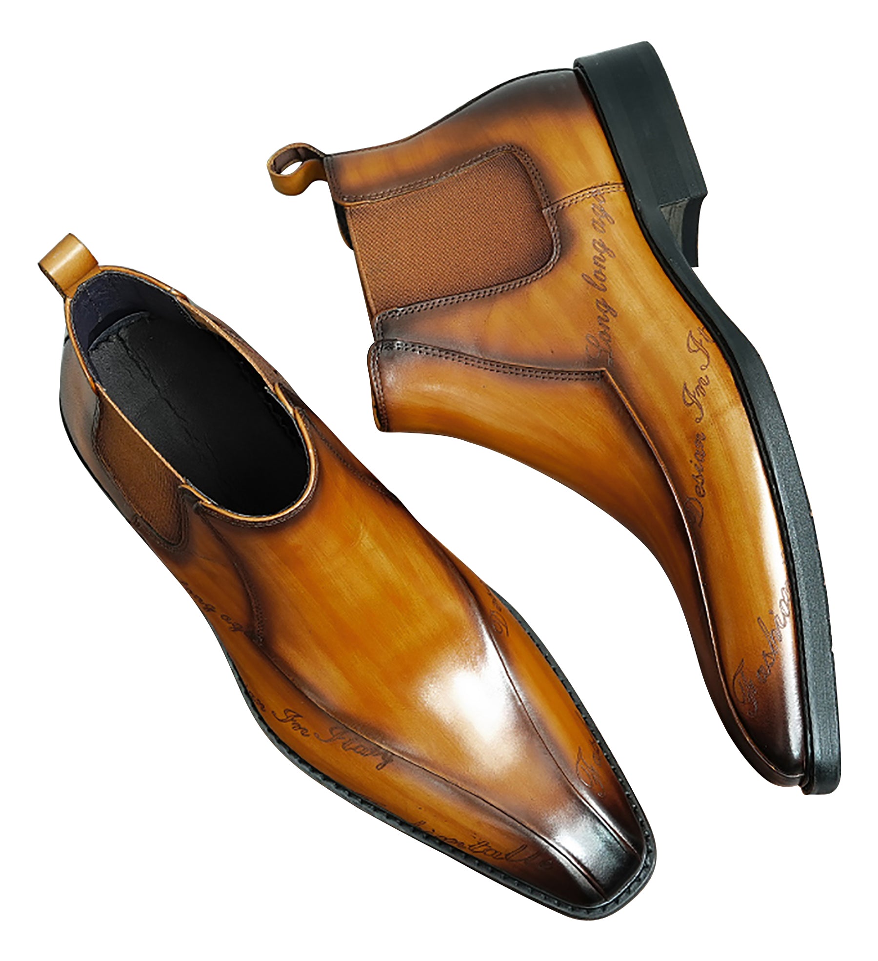 Men's Fashion Dress Formal Brogues Chelsea Boots