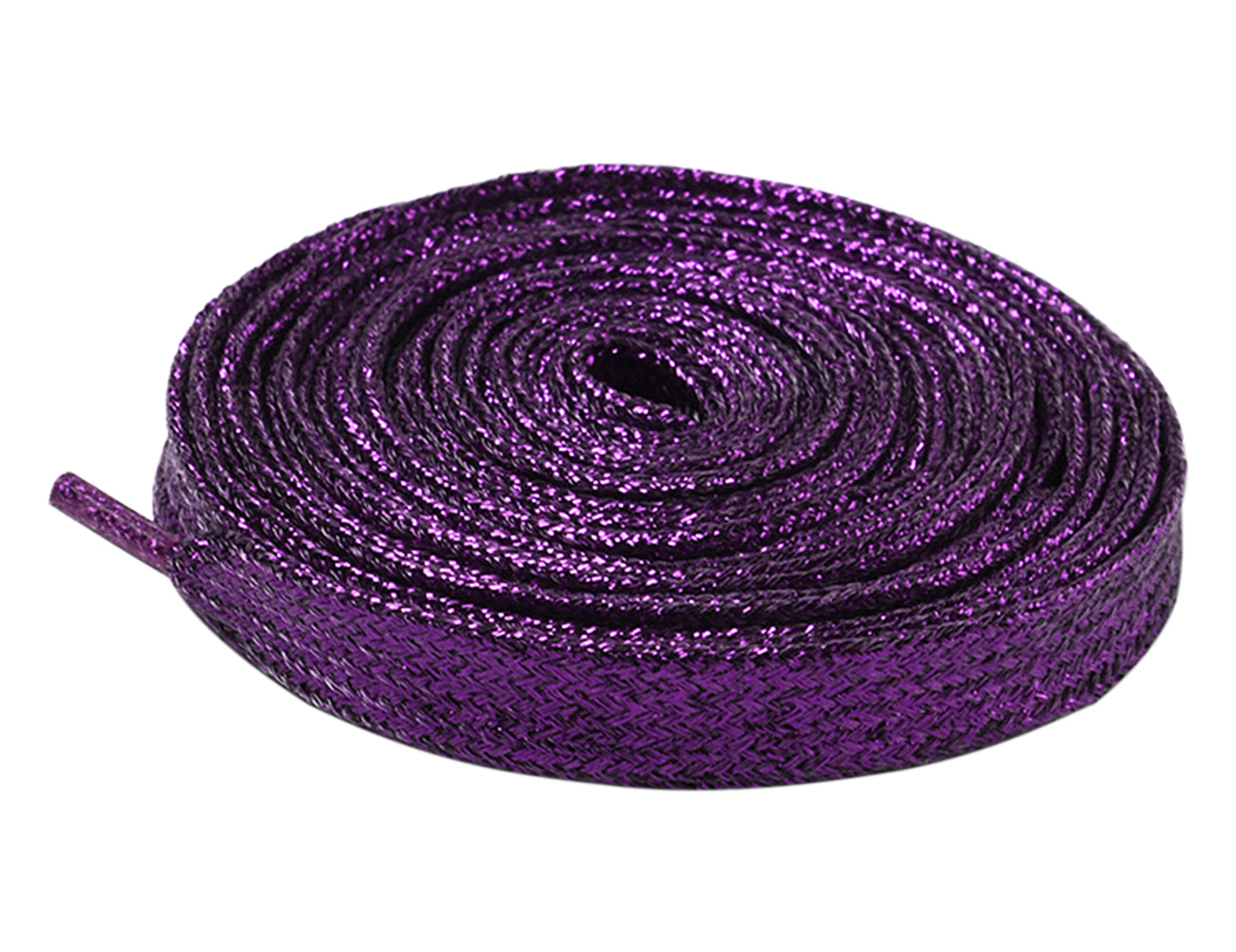 Glitter Flat Shoelaces - 1 Pair Pack BLX-01