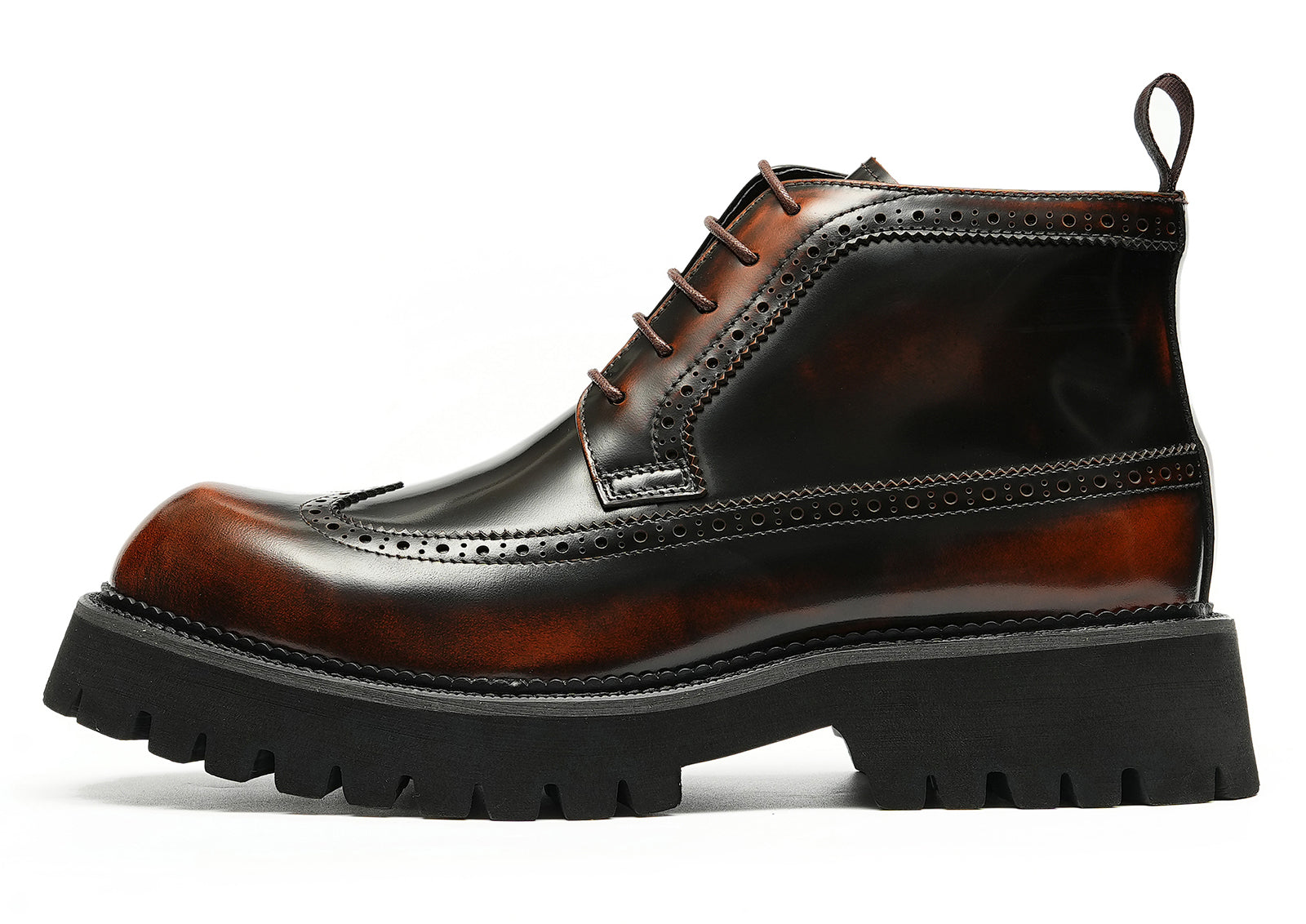 Botas Oxford Brogues de moda para hombre