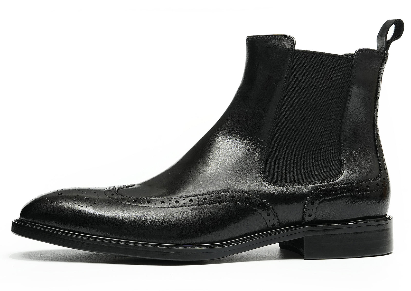 Men's Handmade Dress Wingtips Brogues Chelsea Boots