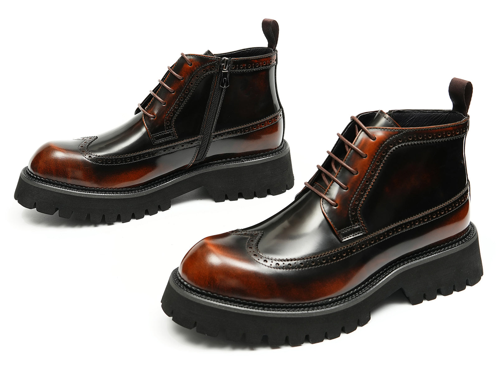 Botas Oxford Brogues de moda para hombre