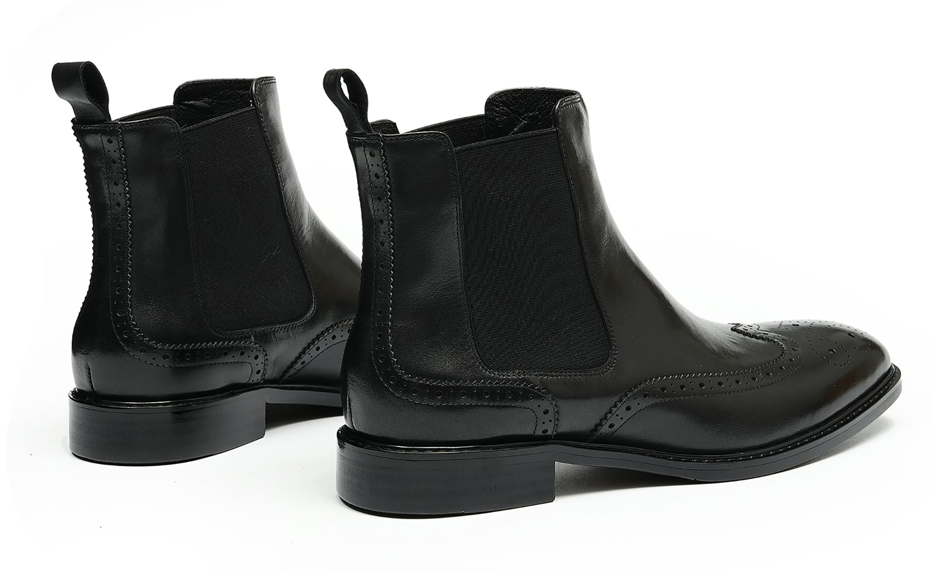 Men's Handmade Dress Wingtips Brogues Chelsea Boots