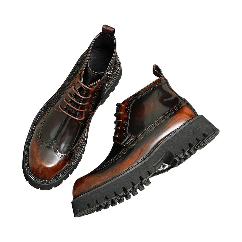 Botas Oxford Brogues de moda para hombre