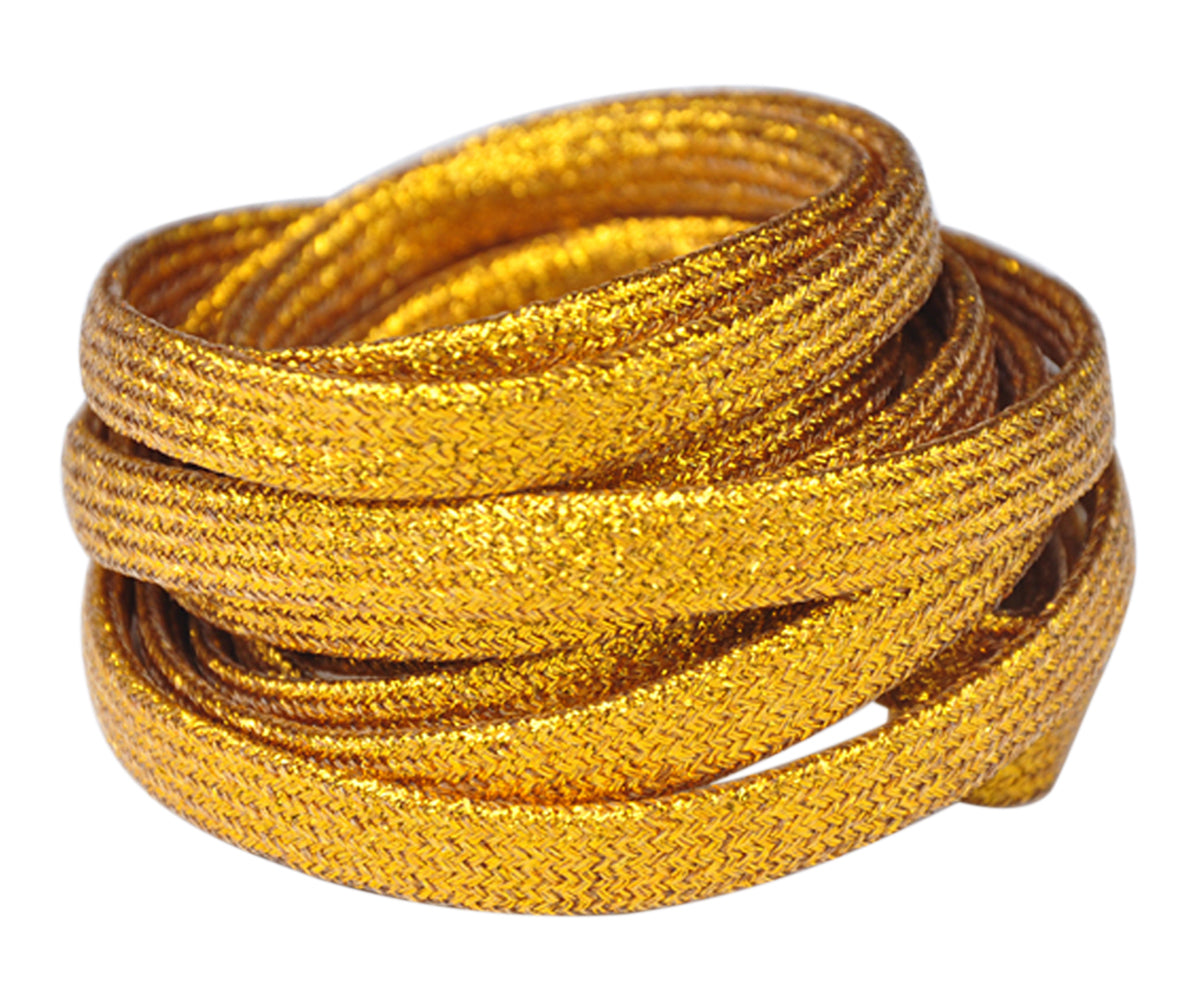 Glitter Flat Shoelaces - 1 Pair Pack BLX-01