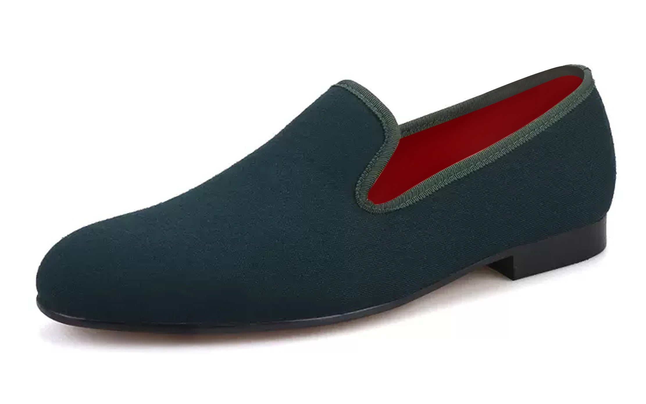 Mens Suede Loafers Formal Slip On Shoes