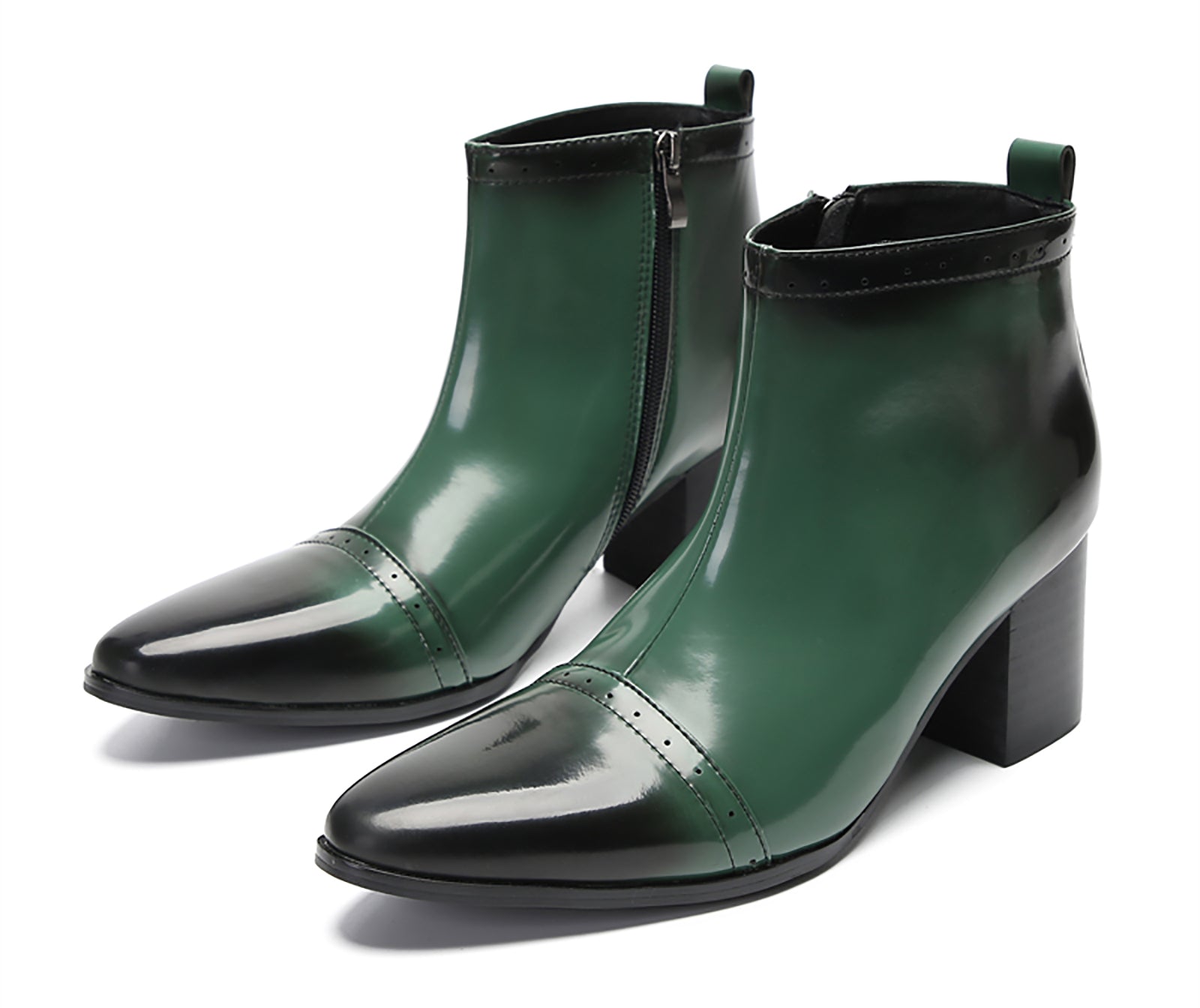 Men's Casual Mid Calf Western Boots
