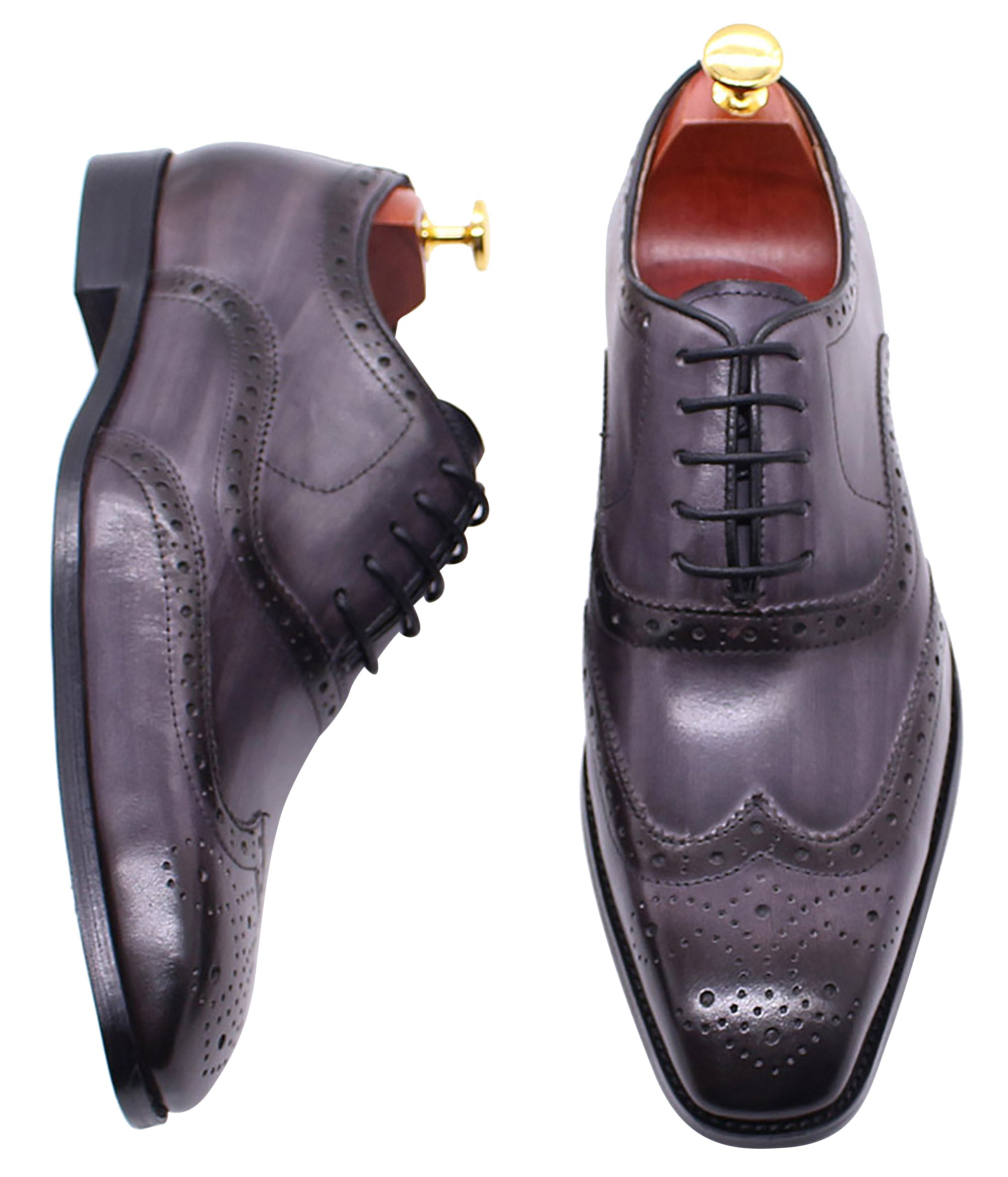 Vestido de hombre Oxfords formales con puntas de ala