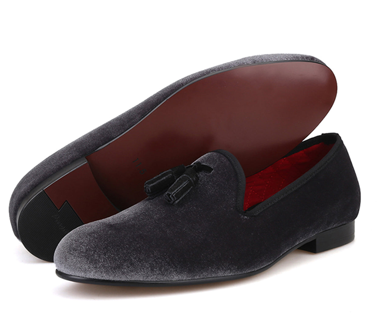 Mens Tassel Loafers Dress Slip On Shoes