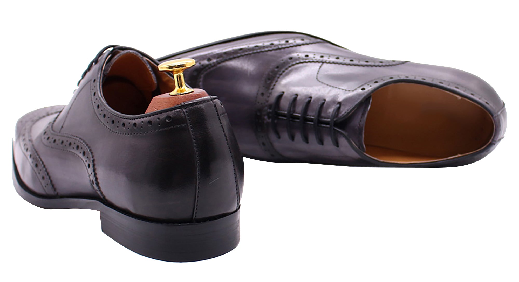 Vestido de hombre Oxfords formales con puntas de ala