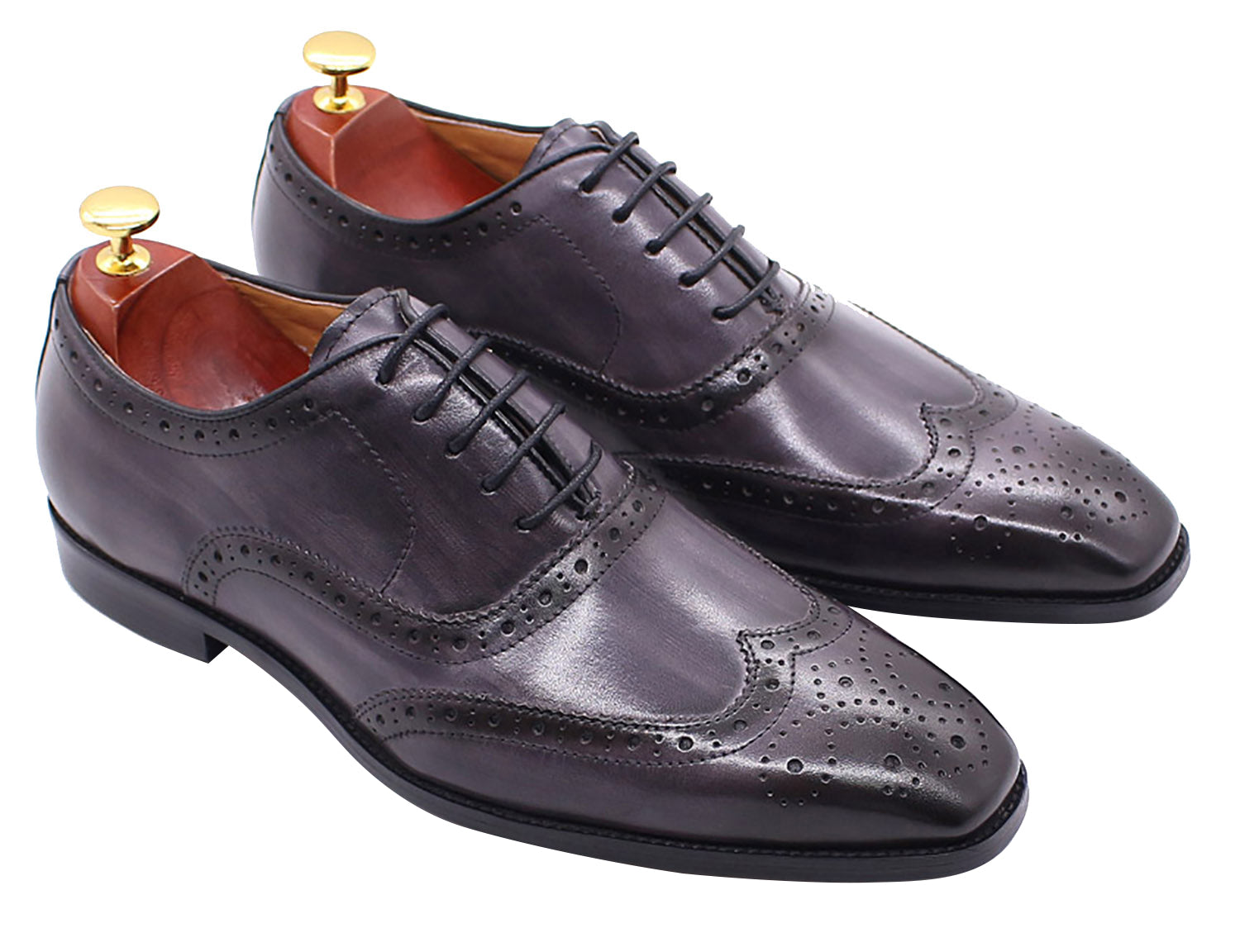 Vestido de hombre Oxfords formales con puntas de ala