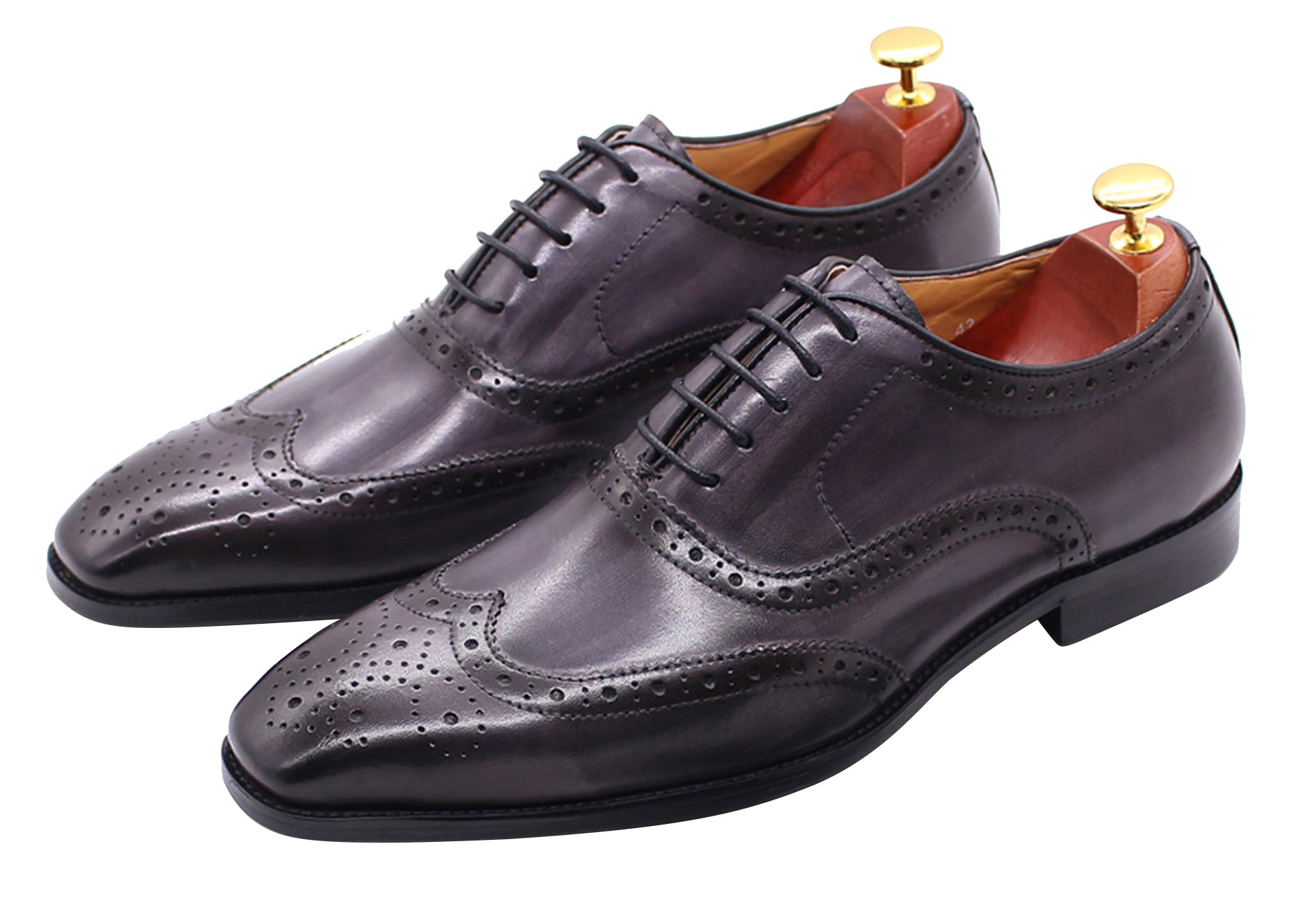 Vestido de hombre Oxfords formales con puntas de ala
